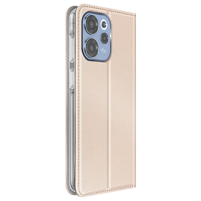 Avizar Étui pour Oppo Reno 15F / 15 FS Effet Strié avec Porte-carte et Fonction Stand