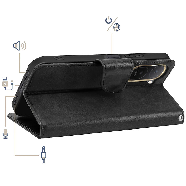 Avis Avizar Étui Portefeuille pour Redmi A7 Pro Style Rétro avec Support