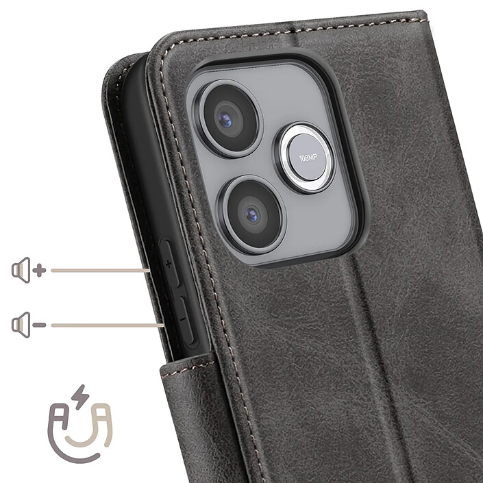 Acheter Avizar Étui Portefeuille pour Honor 600 Lite Style Rétro avec Support