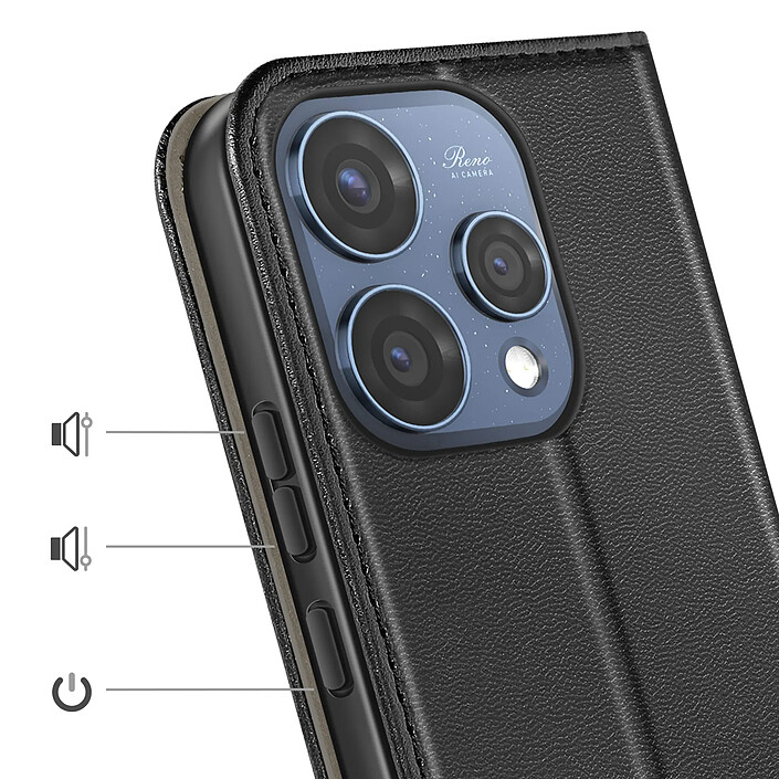 Acheter Avizar Étui Folio pour Oppo Reno 15 avec Porte-cartes et Fonction Support Vidéo