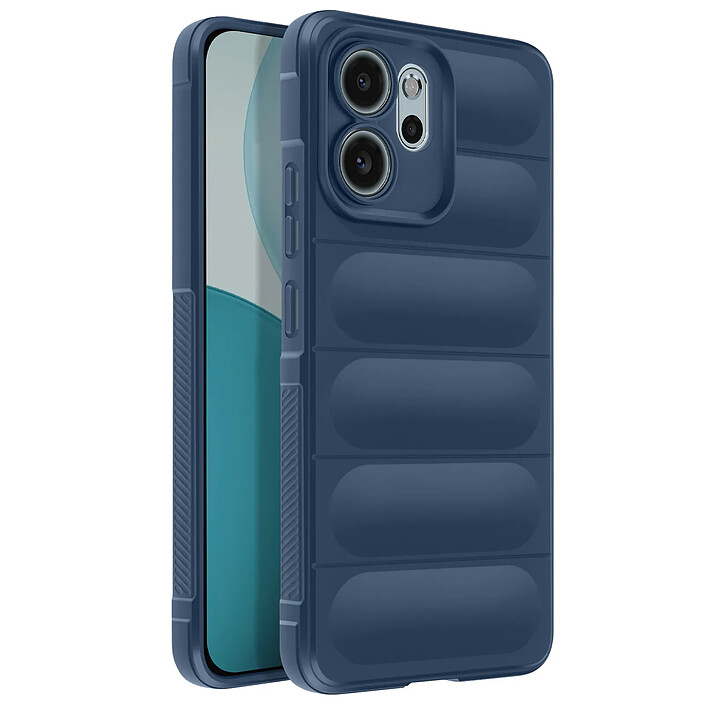 Avizar Coque pour Reno 14 F / 14 FS en Silicone avec Design Texturé en relief