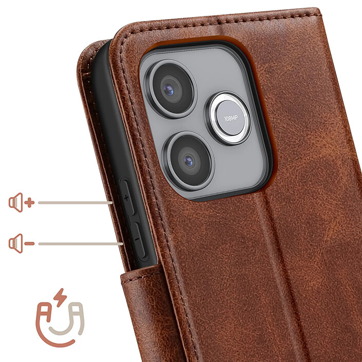 Acheter Avizar Étui Portefeuille pour Honor 600 Lite Style Rétro avec Support