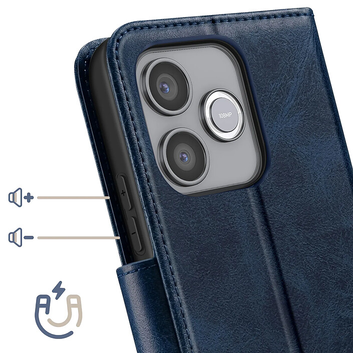 Acheter Avizar Étui Portefeuille pour Honor 600 Lite Style Rétro avec Support