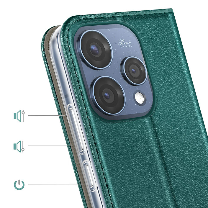Acheter Avizar Étui Folio pour Oppo Reno 15 avec Porte-cartes et Fonction Support Vidéo