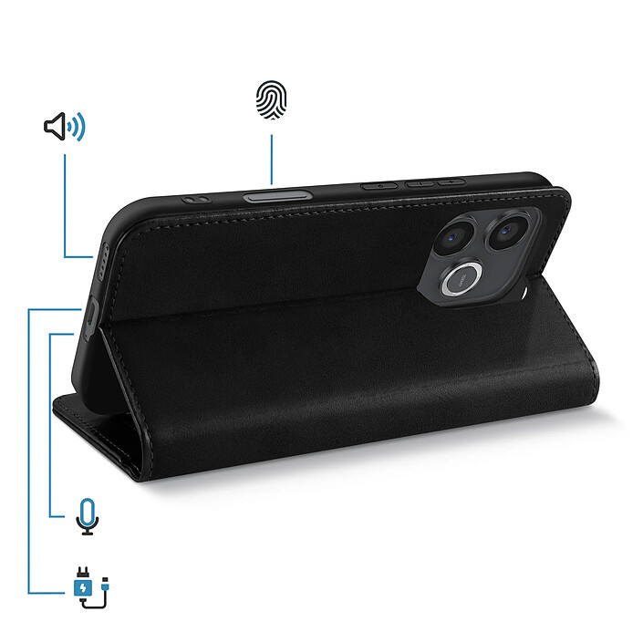 Acheter Avizar Étui pour Honor 600 Lite Effet Cuir avec Porte-cartes et Fonction Stand