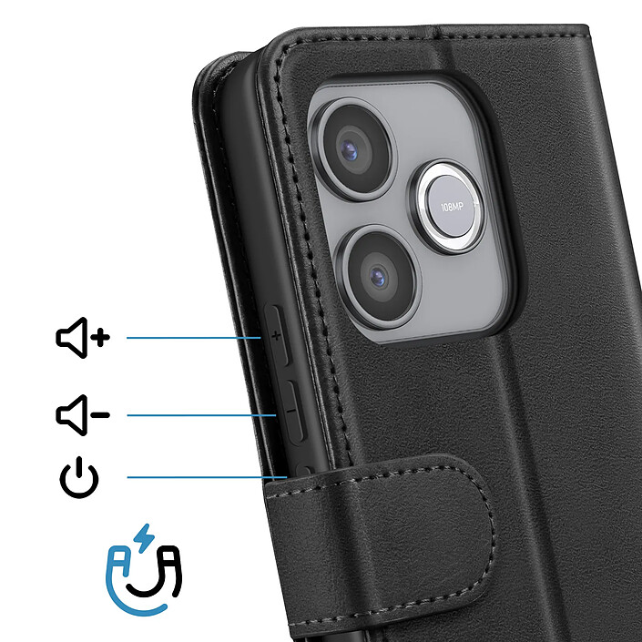 Avis Avizar Étui pour Honor 600 Lite Effet Cuir avec Porte-cartes et Fonction Stand