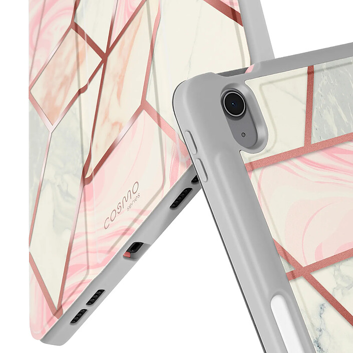 Supcase Étui pour iPad Air 11" M4 Modèle Cosmo au Design Marbré avec Fonction Support Multicolore pas cher