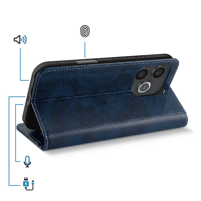 Acheter Avizar Étui pour Honor 600 Lite Effet Cuir avec Porte-cartes et Fonction Stand