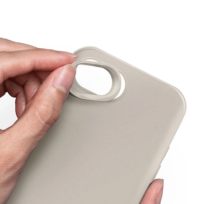 Avis Rhinoshield Protection Caméra pour iPhone 16e Contour Objectif Anti-rayures Beige