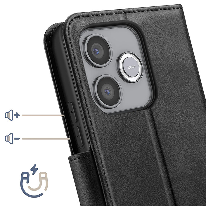Acheter Avizar Étui Portefeuille pour Honor 600 Lite Style Rétro avec Support