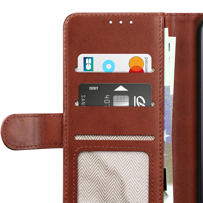 Avizar Étui pour Moto G67 Effet Cuir avec Porte-cartes et Fonction Stand pas cher
