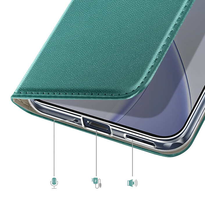 Avizar Étui Folio Oppo Reno 15F / 15 FS avec Porte-cartes et Fonction Support Vidéo pas cher