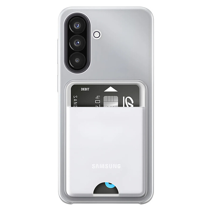 Samsung Coque pour Samsung Galaxy A57 avec Porte-Cartes Extérieur Blanc