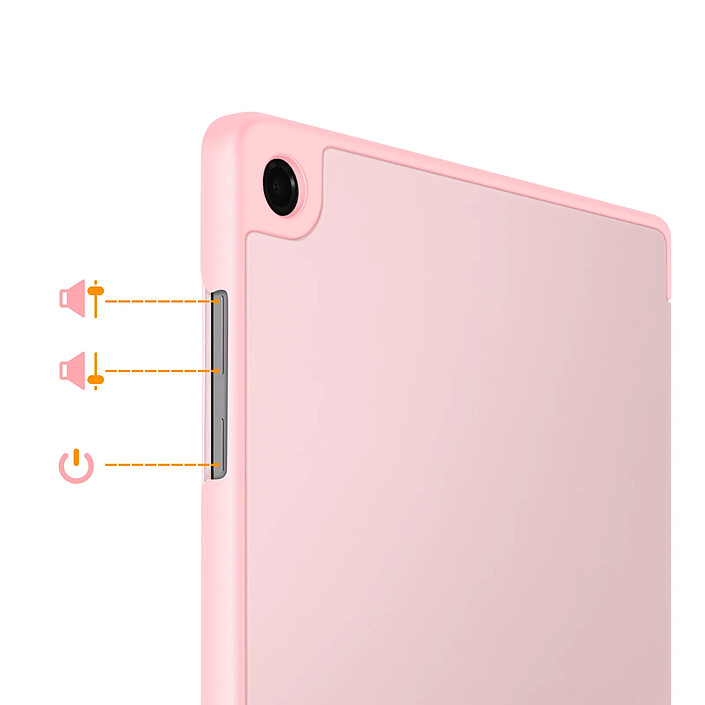 Avis Tech-Protect Étui Clapet pour Galaxy Tab A11 Plus Auto-Veille avec Support et Porte Stylet Rose