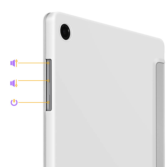 Avis Tech-Protect Étui Clapet pour Galaxy Tab A11 Plus avec Support Multi Angles et Auto-Veille Gris