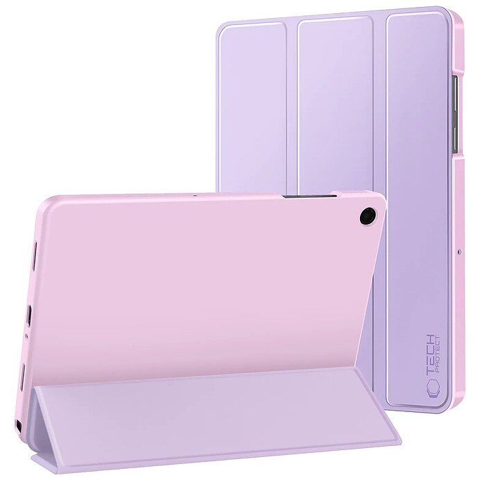 Tech-Protect Étui Clapet pour Galaxy Tab A11 Plus avec Support Multi Angles et Auto-Veille Violet