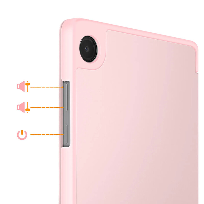 Avis Tech-Protect Étui Clapet pour Galaxy Tab A11 Auto-Veille avec Support et Porte Stylet Rose