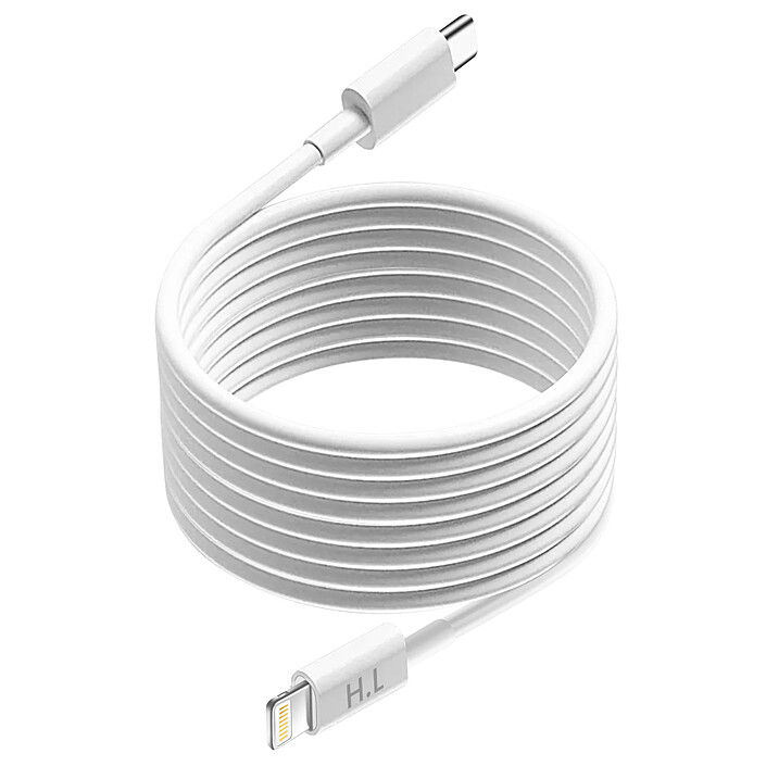 Avizar Câble Lightning vers USB-C 20W pour iPhone / iPad Compatible Recharge Rapide 2m