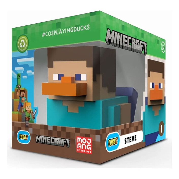 Minecraft - Figurine Tubbz Steve Boxed Edition 10 cm