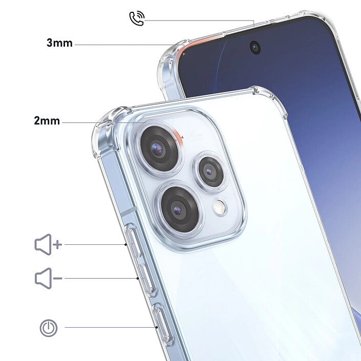 Avis Avizar Coque pour Oppo Reno 15 en Silicone avec Coins Renforcés