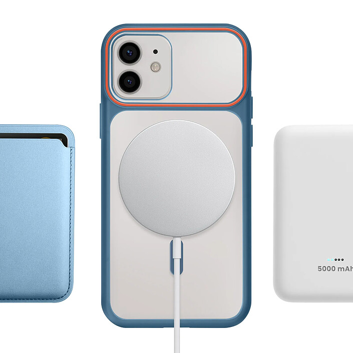 Avizar Coque pour iPhone 12 / 12 Pro MagSafe Bimatière Dos Rigide pas cher