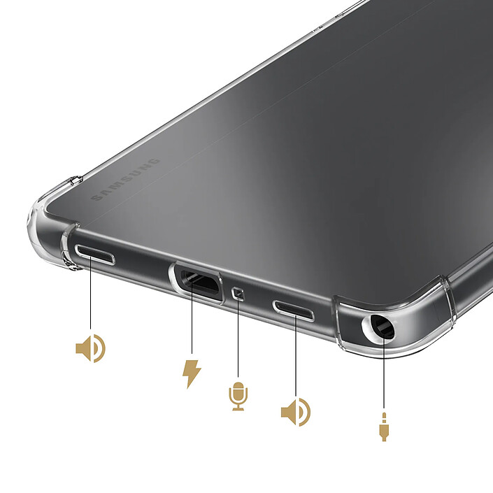 Acheter Tech-Protect Coque pour Galaxy Tab A11 Plus Collection Flexair avec Coins Renforcés Transparent