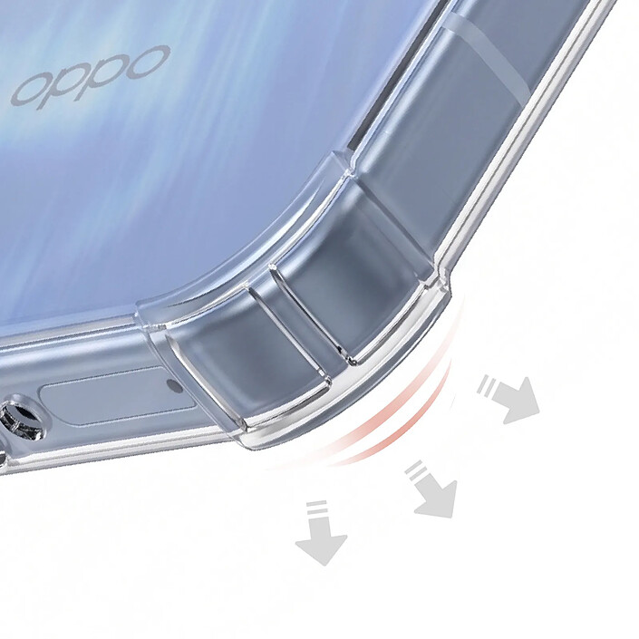 Avizar Coque pour Oppo Reno 15 en Silicone avec Coins Renforcés pas cher