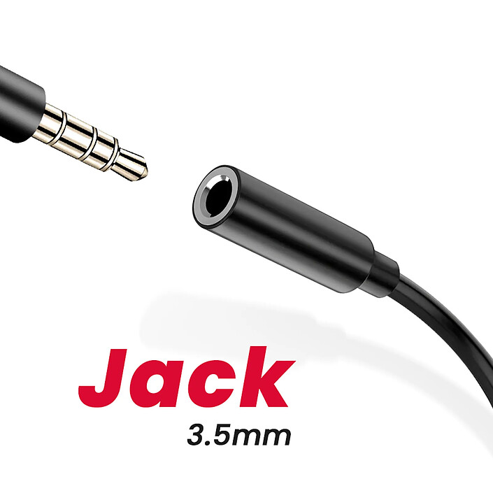 Avis Maxlife Adaptateur Audio Jack 3.5mm Femelle vers Lightning Mâle Compact 13.5cm Noir