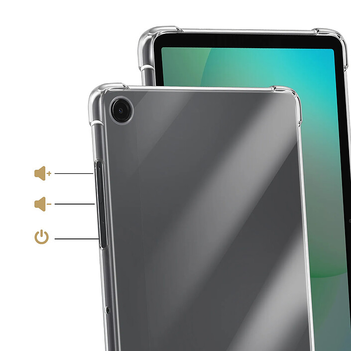 Avis Tech-Protect Coque pour Galaxy Tab A11 Plus Collection Flexair avec Coins Renforcés Transparent