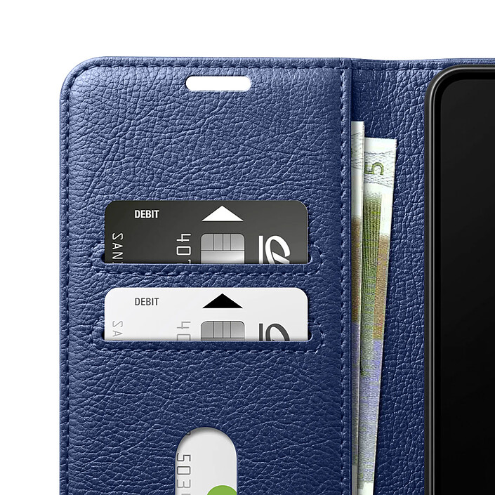 Acheter Zanaé Étui pour Redmi Note 15 Pro Plus avec Fonction Support et Languette Magnétique Bleu nuit