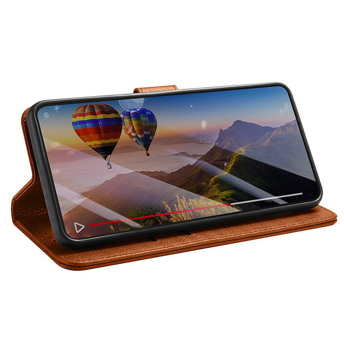 Avis Zanaé Étui Folio pour Galaxy S26 Plus avec Fonction Support et Languette Magnétique Marron
