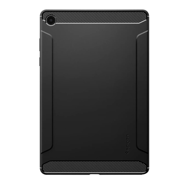 Spigen SGP Coque pour Galaxy Tab A11 Plus Effet Carbone Modèle Rugged Armor Noir
