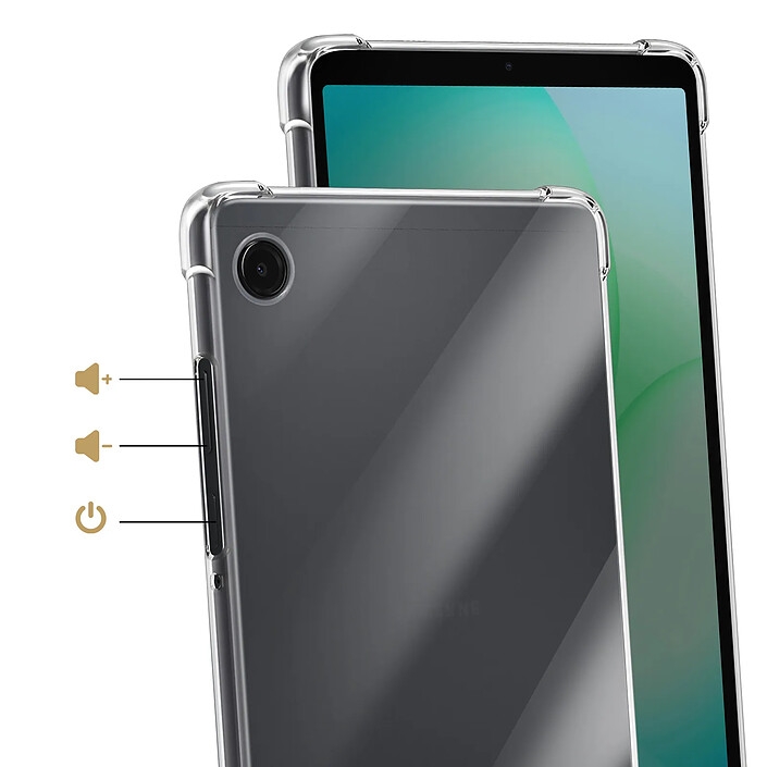 Avis Tech-Protect Coque pour Galaxy Tab A9 / Tab A11 Collection Flexair avec Coins Renforcés Transparent
