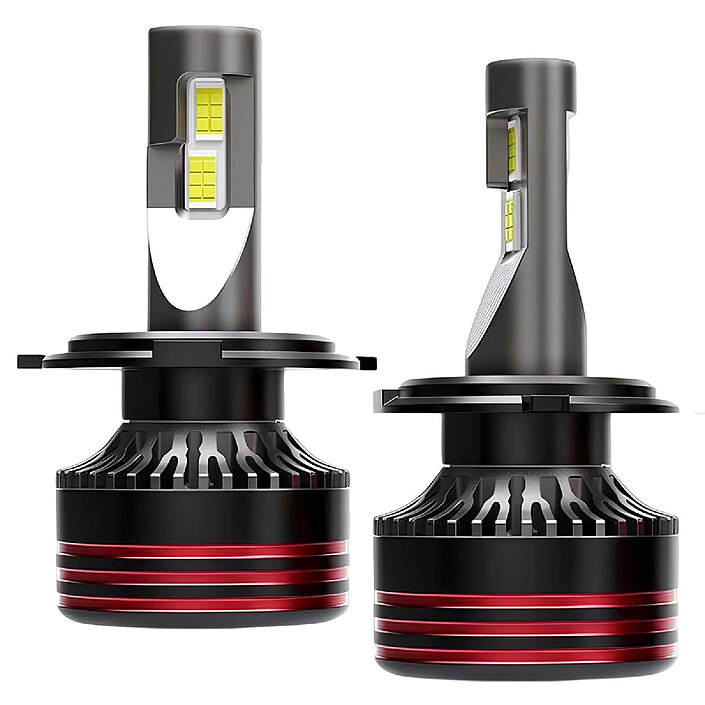 Avizar Lot de 2 Ampoules LED M8 Pro H7 60W 12V 6000K 12000lm IP65 pour Voiture
