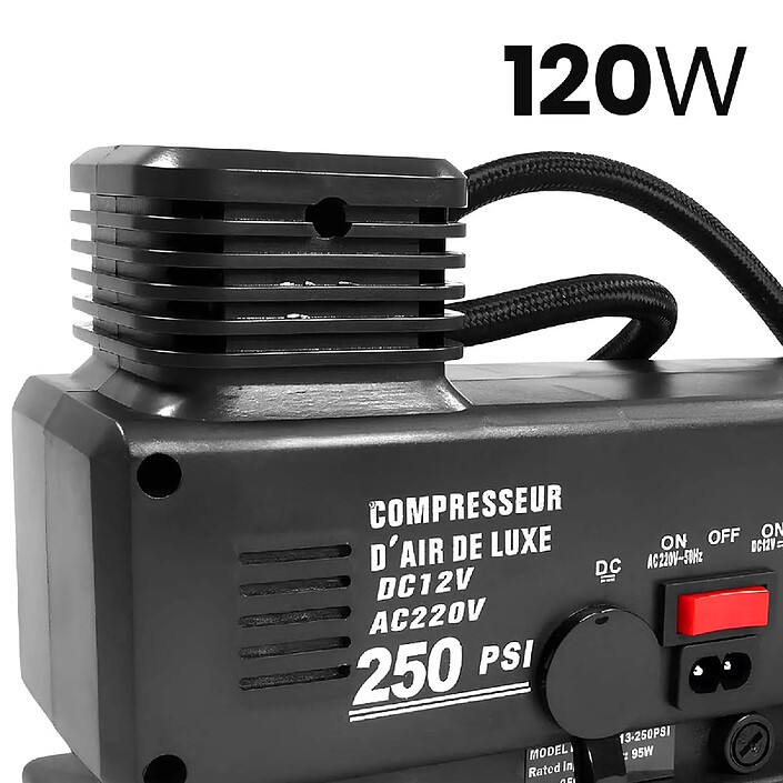 Acheter Avizar Compresseur d'Air Portable 120W 250 PSI pour Voiture et Usage Domestique