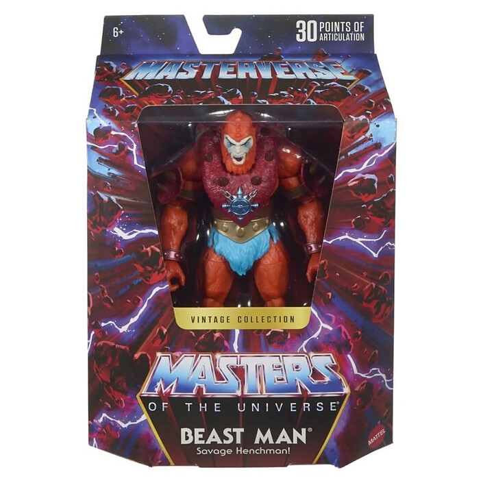 Avis Les Maîtres de l' Univers Masterverse - Figurine Vintage Collection: Beast Man 18 cm