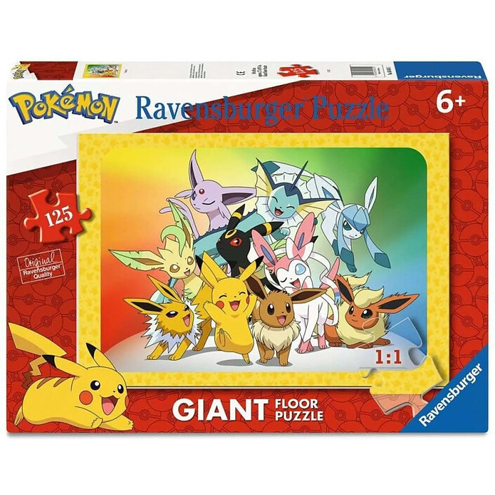 Pokémon - Puzzle Giant Floor (125 pièces)