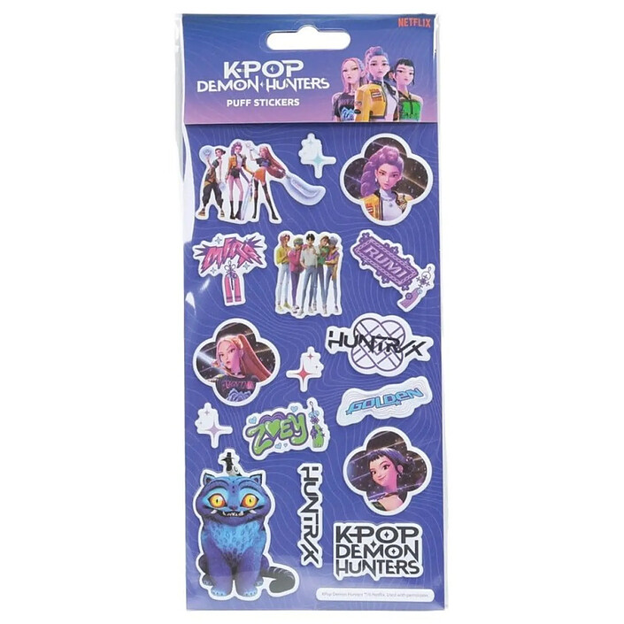 KPop Demon Hunters - Set autocollants Puff