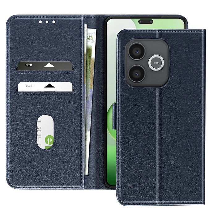 Acheter Avizar Étui Portefeuille pour Honor 600 Lite Série Chesterfield avec Fonction Support