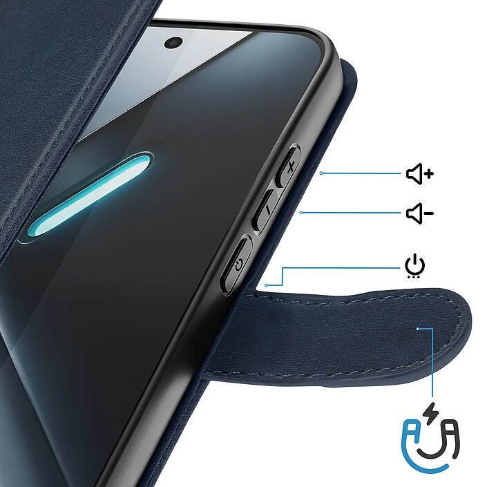Avis Avizar Étui Portefeuille pour Poco X8 Pro avec Fonction Support et Dragonne Assortie