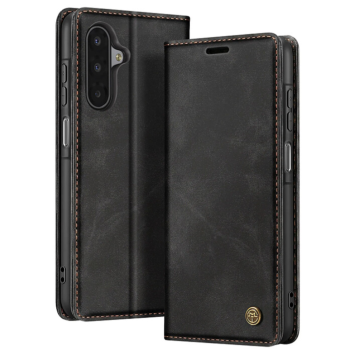 Avizar Étui Portefeuille pour Galaxy A17 Collection CaseMe Effet Vintage
