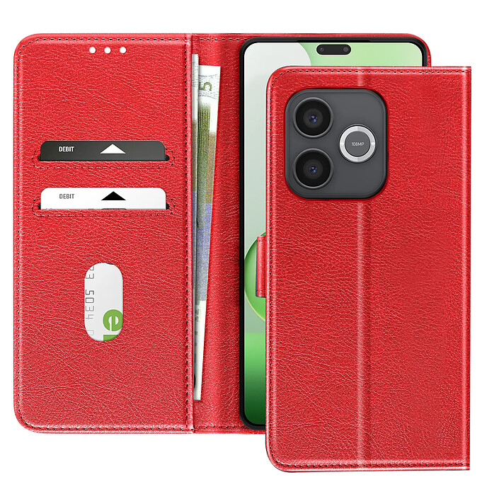 Acheter Avizar Étui Portefeuille pour Honor 600 Lite Série Chesterfield avec Fonction Support