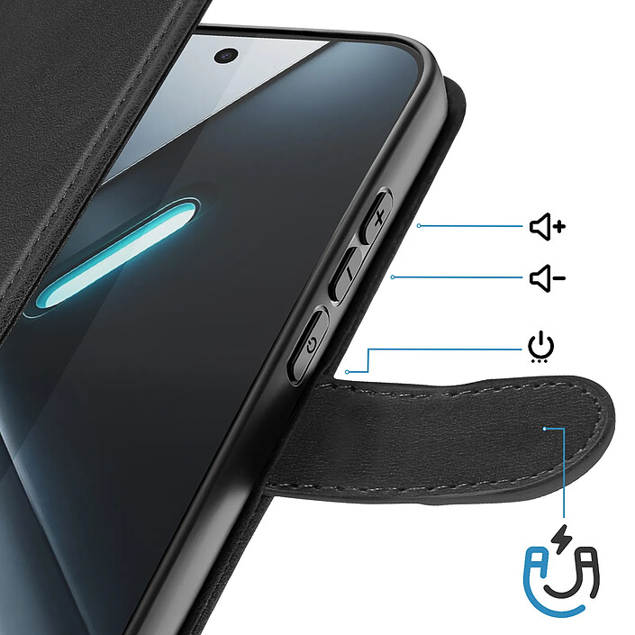 Avis Avizar Étui Portefeuille pour Poco X8 Pro avec Fonction Support et Dragonne Assortie
