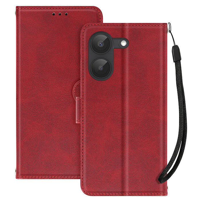Avizar Étui Portefeuille pour Poco X8 Pro avec Fonction Support et Dragonne Assortie