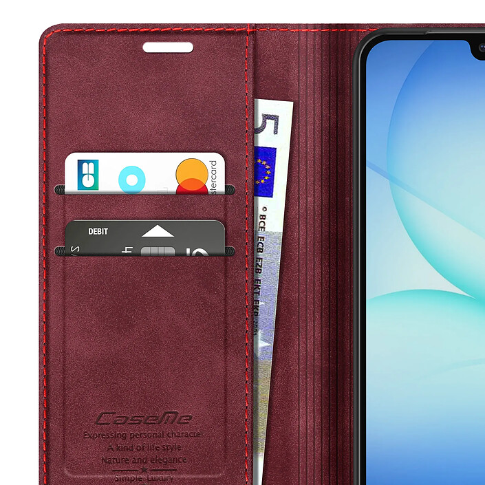 Avizar Étui Portefeuille pour Galaxy A17 Collection CaseMe Effet Vintage pas cher