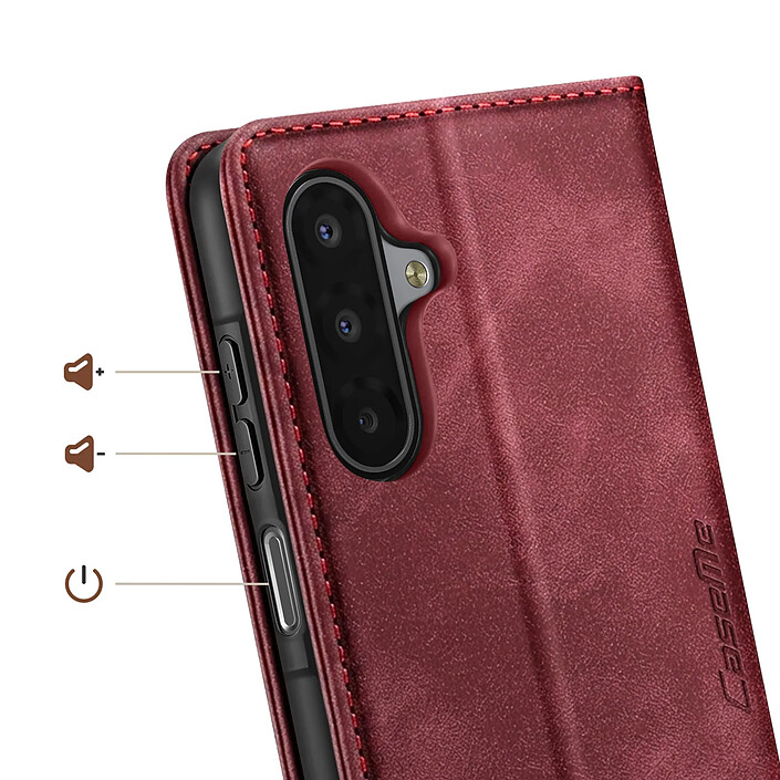 Acheter Avizar Étui Portefeuille pour Galaxy A17 Collection CaseMe Effet Vintage