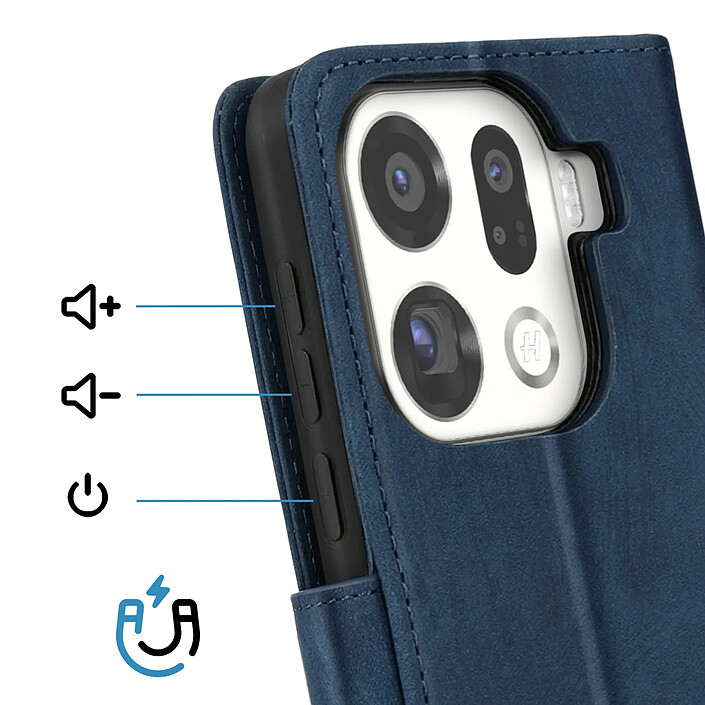 Avis Avizar Étui pour Oppo Find X9 Pro Folio Classique avec Porte-cartes et Fonction Support