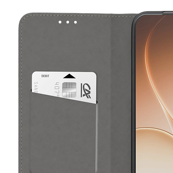 Avizar Étui pour Oppo Reno 15 Pro Texturé Strié avec Fonction Support et Porte-cartes pas cher