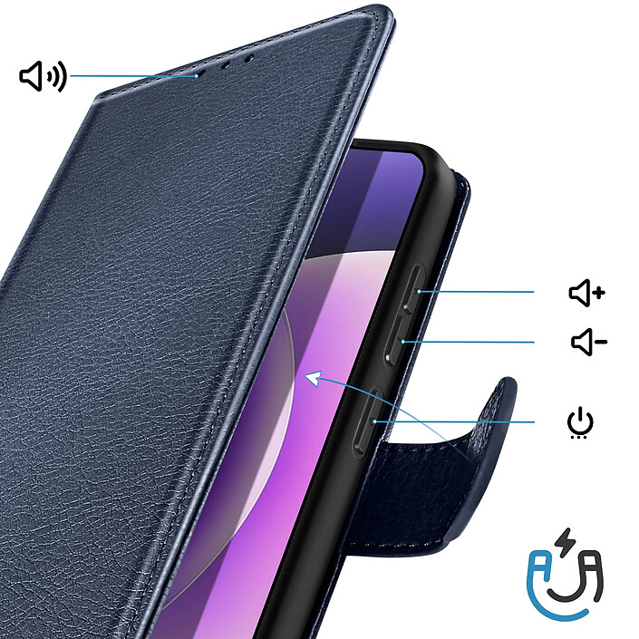 Avis Avizar Étui Portefeuille pour Xiaomi 17 Série Chesterfield avec Fonction Support