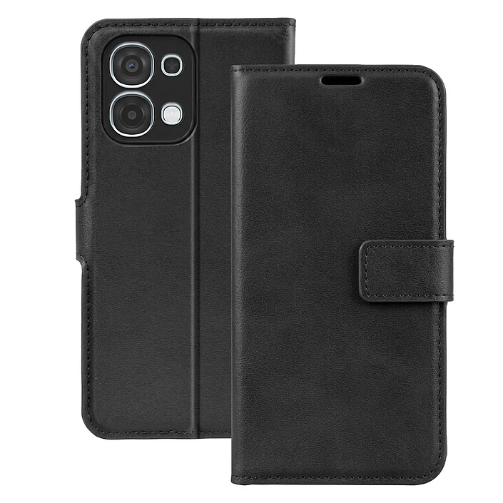 Avizar Étui Portefeuille pour Oppo A6 Pro Effet Surpiqué avec Fonction support